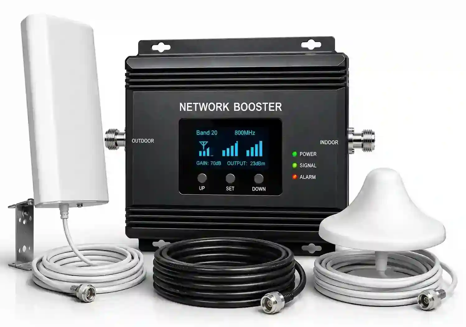 Premium mobile signal booster device for homes and offices